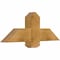 Ekena Millwork Eugene Rough Sawn Timber Gable Bracket, Western Red Cedar, 36"W x 13"H x 4"D x 6"F, 9/12 Pitch GBW036X13X0406EUG00RWR - alternate 3